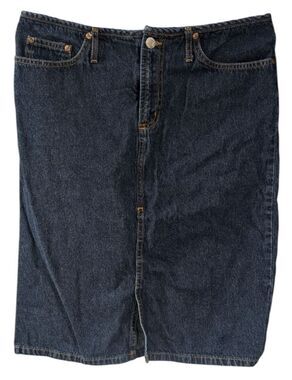 Y2K Era Paris Blues Originals Pencil Skirt Women’s Size 7 Denim Preppy Classic